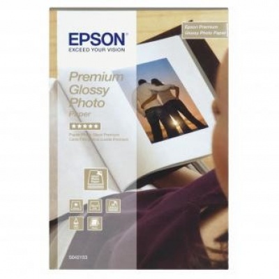 Epson S042153 Premium Glossy Photo Paper, papier fotograficzny, błyszczący, biały, 10x15cm, 255 g/m2, 40 szt.