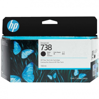 HP 738 498N4A czarny (black) tusz oryginalna