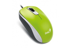 Genius Mysz DX-110 31010116112, 1000DPI, optyczna, 3tl., przewodowy USB, zielony