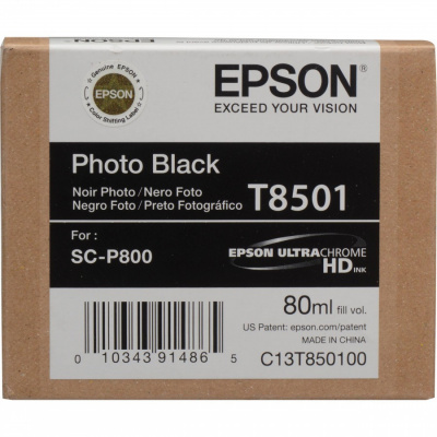 Epson T8501 foto czarny (photo black) tusz oryginalna