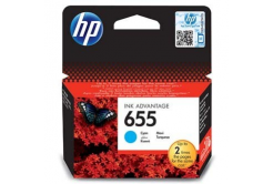HP 655 CZ110AE błękitny (cyan) tusz oryginalna, po upływie terminu ważności