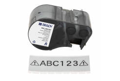 Brady M5C-1500-584 / 170937, 38.10 mm x 6.10 m, Plastik, czarny druk / biały podkład