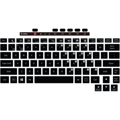 Zebra KYB-ET6X-2IN1-FR1-01 2-in-1 Keyboard, FR