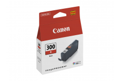 Canon PFI300R 4199C001 červená (red) originální cartridge