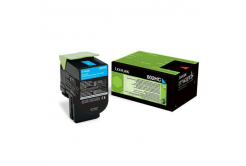 Lexmark 80C2HCE błękitny (cyan) toner oryginalny