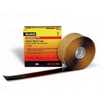 3M 2228 Scotch Izolacyjna i uszczelniająca dwuskładnikowa taśma, 25,4 mm x 3 m