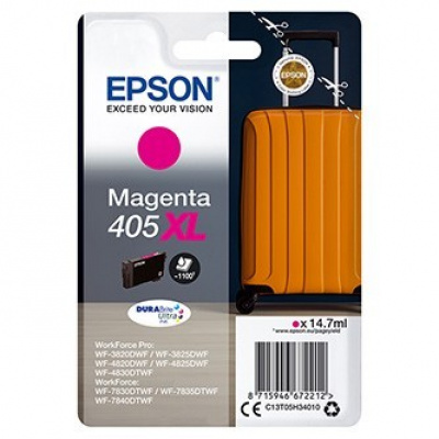 Epson 405XL C13T05H34010 purpurowy (magenta) tusz oryginalna