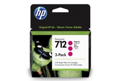 HP 712 3ED78A purpurowy (magenta) 3 szt. tusz oryginalna