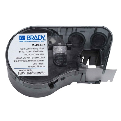 Brady M-49-427 / 131580, etykiety 25.40 mm x 25.40 mm