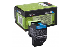Lexmark 70C2HCE błękitny (cyan) toner oryginalny