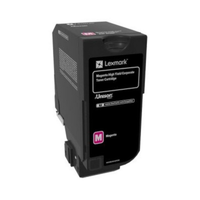 Lexmark 84C2HME purpurowy (magenta) toner oryginalny
