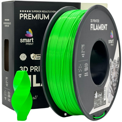 Smart Print FG-S59-E1, 3D filament, PLA+, Green, 1kg, 1,75mm