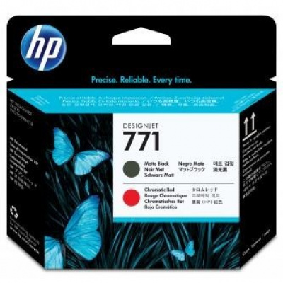 HP CE017A, 771 matowa czarna / chromatic czerwona (matte black / chromatic red) głowica drukująca oryginalna