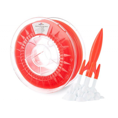Spectrum 81053 3D filament, PLA High Speed, 1,75mm, 1000g, Czerwony (Neo red)