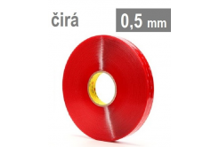 3M VHB™ 4905-F, tl. 0,5 mm, transparentní oboustranně velmi silně lepicí akrylová páska 19 mm x 66 m