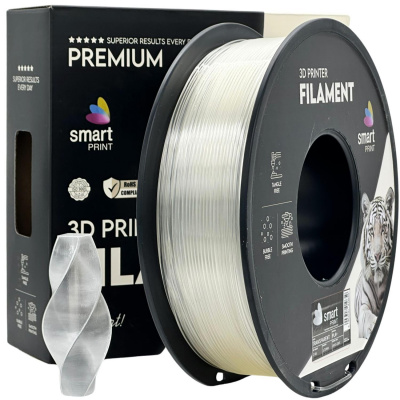 Smart Print FG-S51-E1, 3D filament, PLA+, 1,75mm, 1000g, Przezroczysty (Transparent)