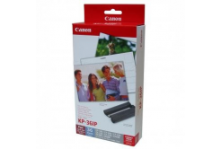 Canon Papír pro termosublimační tiskárny CP-220, 330, papír, bílý, 4x6", 36  szt., KP36IP,