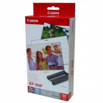 Canon Papír pro termosublimační tiskárny CP-220, 330, papír, bílý, 4x6", 36  szt., KP36IP,