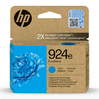 HP 924e 4K0U7NE#CE1 błękitny (cyan) tusz oryginalna
