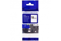 Taśma zamiennik Brother TZ-NFX241/TZe-NFX241, 18mm x 5m, flexi, nylon, czarny druk/biały podkład
