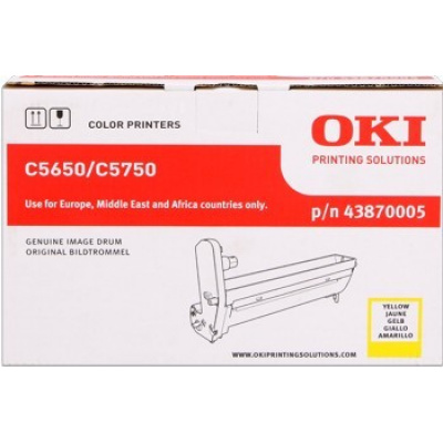OKI 43870005 żółty (yellow) bęben oryginalny