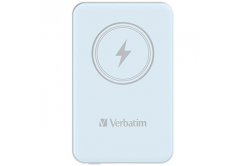 Verbatim 32242 power bank z funkcją ładowania bezprzewodowego, 5V, 5 000mAh, niebieski