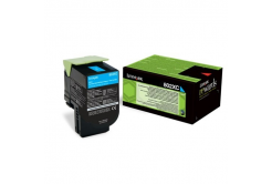 Lexmark 80C2XCE błękitny (cyan) toner oryginalny