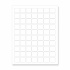 Etykiety samoprzylepne 25 x 25 mm, 70 etykiet, A4, 100 arkuszy