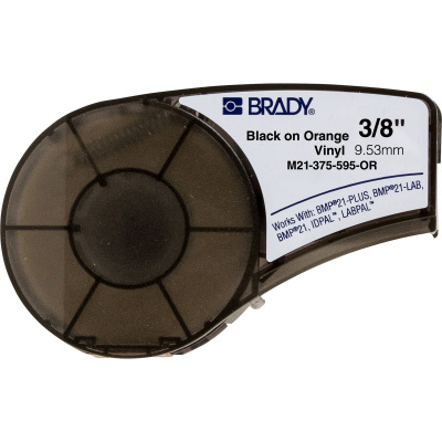 Brady M21-375-595-OR / 142809, taśma winylowa, 9.53 mm x 6.40 m