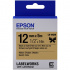 Epson LabelWorks LK-4KBK C53S654001 12mm x 5m, czarny druk / złoty podkład, taśma tekstylna, taśma oryginalna