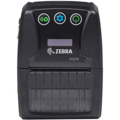 Zebra ZQ210 ZQ21-A0E01KE-00, 8 dots/mm (203 dpi), CPCL, USB, BT (iOS), black, drukarka etykiet
