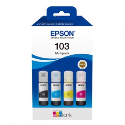 Epson 103 C13T00S64A kolorowa (CMYK) multipack tusz oryginalna