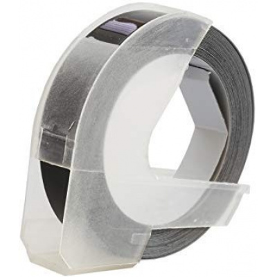 Taśma zamiennik Dymo S0898130, 9mm x 3m, biały druk / biały podkład