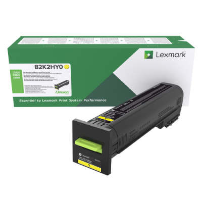 Lexmark 72K2XYE żółty (yellow) toner oryginalny