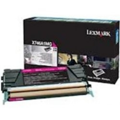 Lexmark X746A1MG purpurowy (magenta) toner oryginalny
