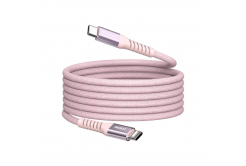 VERBATIM Kabel USB-C Sync & Charge, 100W, Magnetický, 120cm, růžová