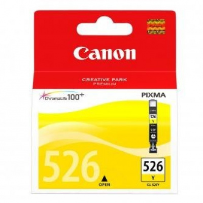 Canon tusz oryginalna blistr s ochranou, CLI526Y, yellow, 9ml, 4543B006, Canon Pixma MG5150, MG52