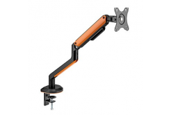 Powerton ERGO VISTA Regulowany uchwyt do monitora, czarny, 2-9KG, zacisk, 17"- 32", 75x75/100x100