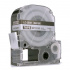 Epson LK-5SBM, SM18X, C53S672094, 18mm x 9m, czarny druk / matowy srebrny podkład, taśma zamiennik