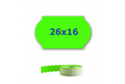 Cenové etykiety do kleští, 26mm x 16mm, 700 szt., signální zelené