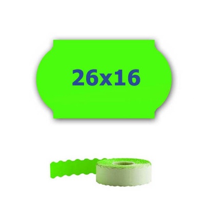 Etykiety cenowe do oznaczania szczypiec, 26mm x 16mm, 700 szt., sygnał zielony