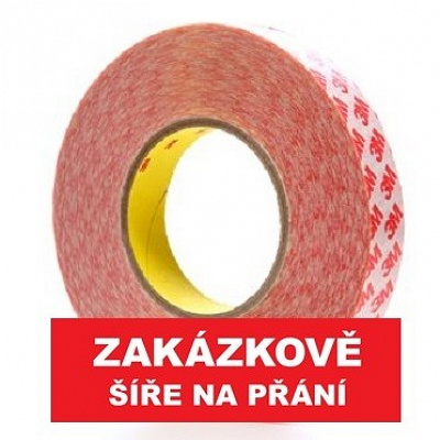 3M™ dwustronna taśma GPT-020F, przezroczysta, gr. 0,2 mm, plastikowy liner 12 mm x 50 m