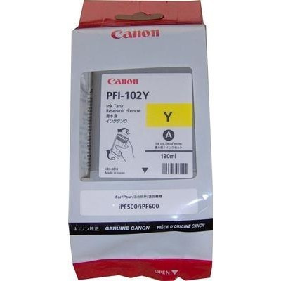 Canon PFI-102Y żółty (yellow) tusz oryginalna