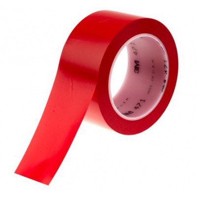 3M 471 taśma klejąca PVC, 50 mm x 33 m, czerwona