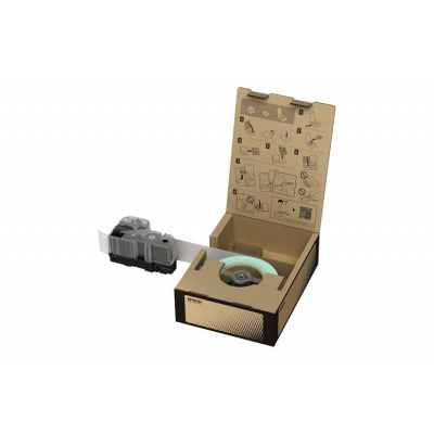 Epson LabelWorks BR-VN24WB-E C53S666003 24mm x 45m, czarny druk / biały podkład, winyl, taśma oryginalna