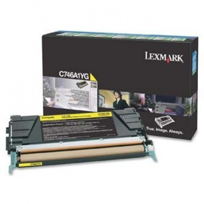 Lexmark C746A1YG żółty (yellow) toner oryginalny