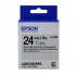 Epson LabelWorks LK-6SBE C53S656009 24mm x 9m, czarny druk / matowy srebrny podkład, matowa, taśma oryginalna