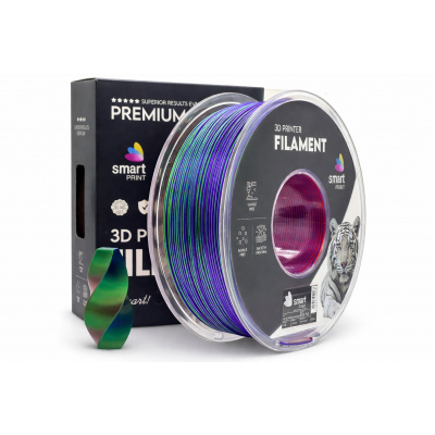 Smart Print FG-S112-E1, 3D filament, PLA Silk, 1,75mm, 1000g, Tri Color, Wielokolorowy (Royal blossom)