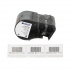 Brady M5-125-490 / 170888, 44.45 mm, Polyester, czarny druk / biały podkład