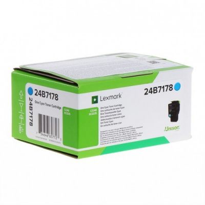 Lexmark 24B7178 błękitny (cyan) toner oryginalny